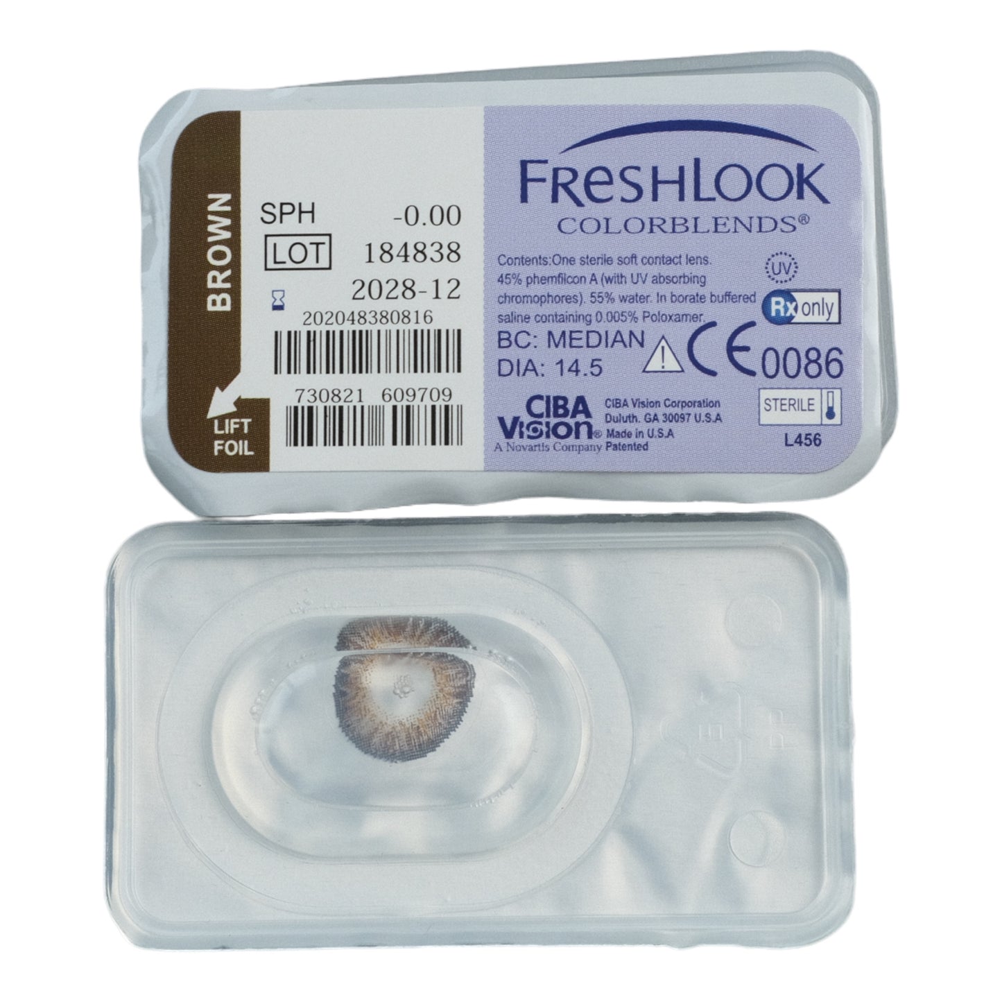 Freshlook Brown Contact Lens