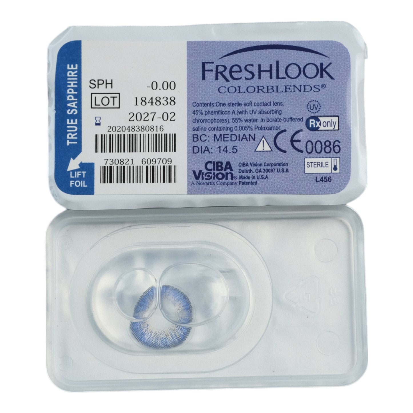 Freshlook True Sapphire Contact Lens